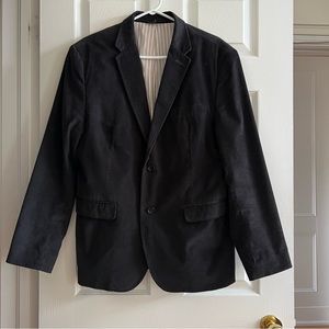 Charcoal Grey Corduroy Mens Blazer by Banana Republic
